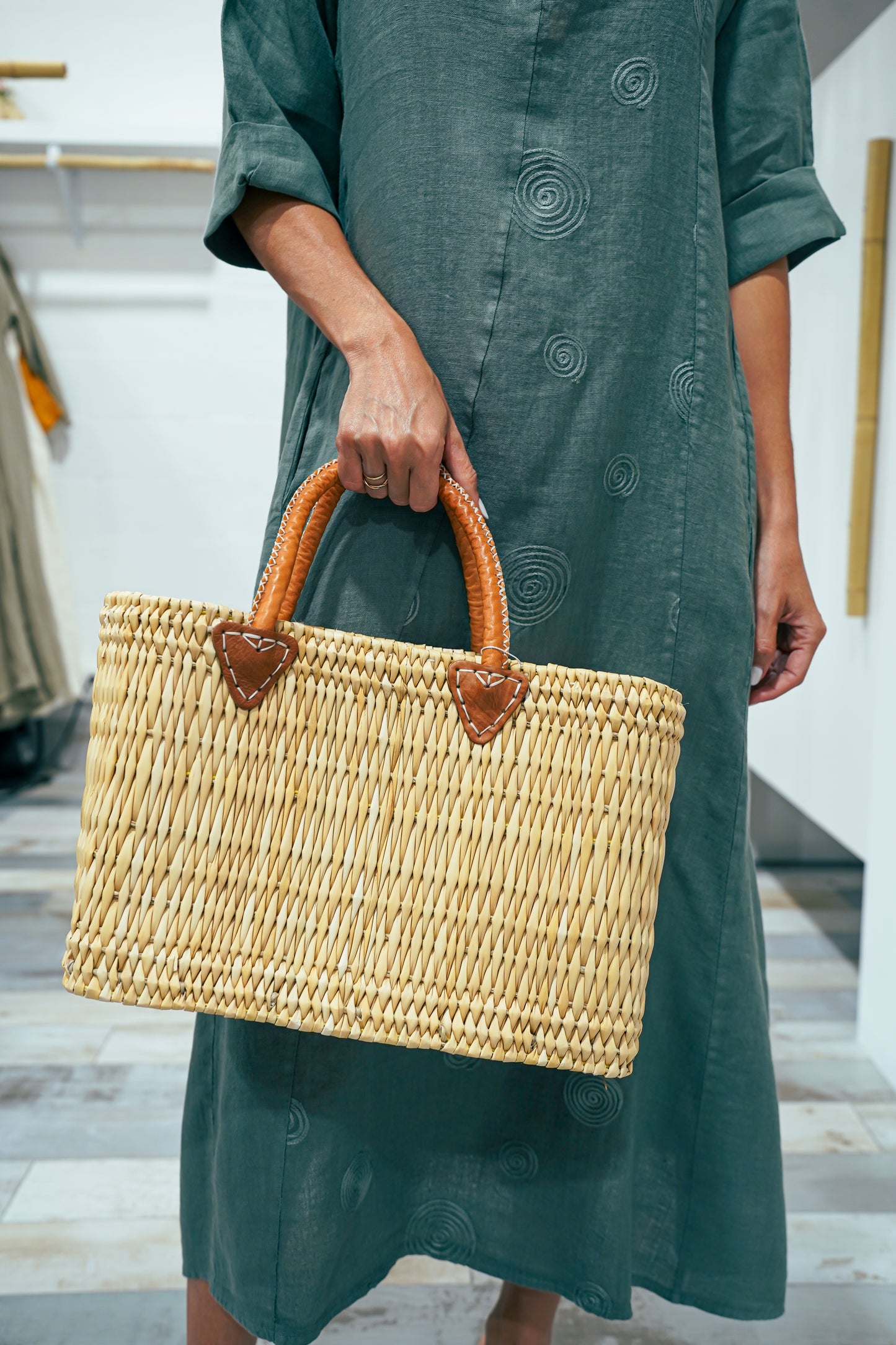 Chic Woven Rattan Bag