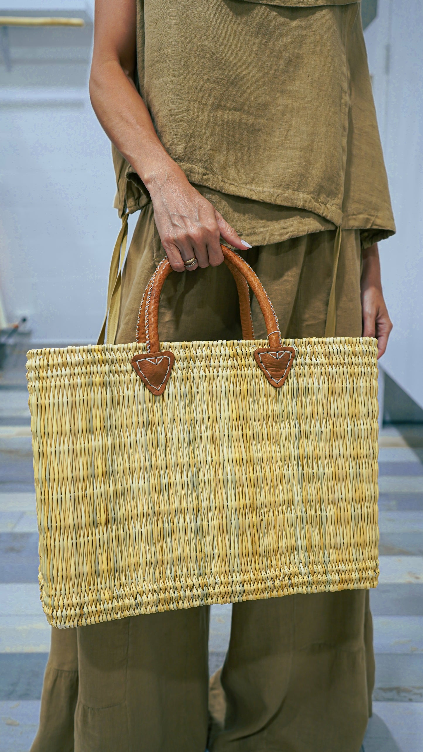 Chic Woven Rattan Bag