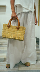 Chic Woven Rattan Bag