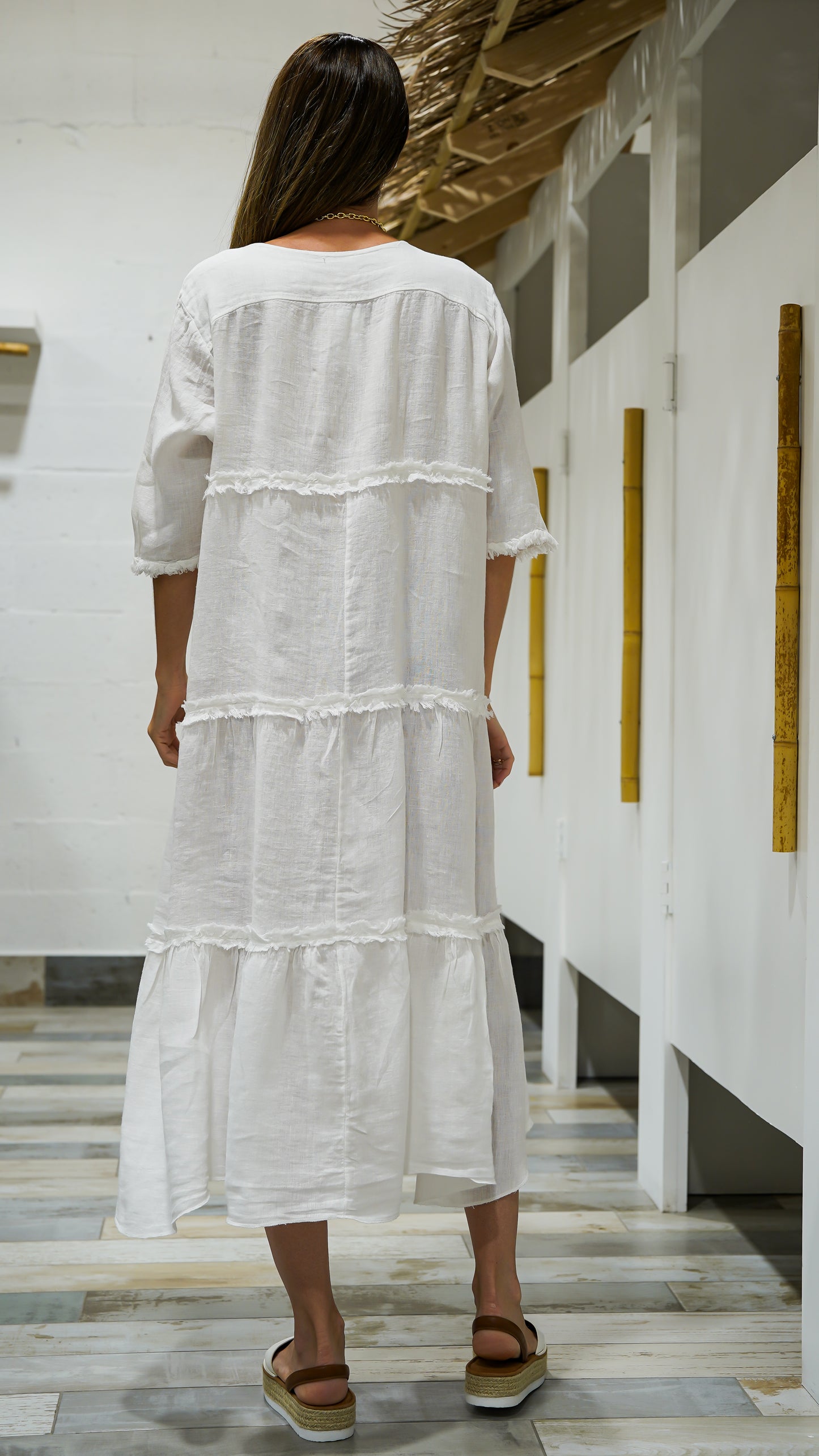 Linen Dress Cut