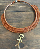 Leather necklace