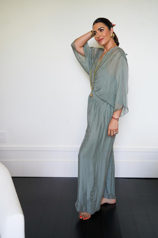 Silk jumpsuit